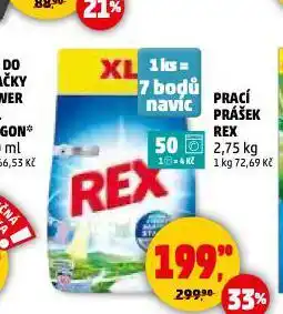 Penny Market Rex prací prášek nabídka
