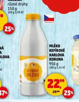 Penny Market Kefírové mléko nabídka
