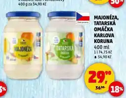 Penny Market Tatarská omáčka karlova koruna nabídka