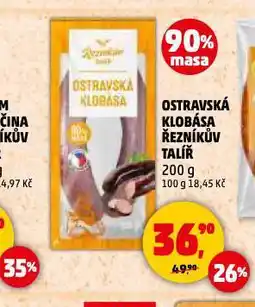 Penny Market Ostravská klobása nabídka