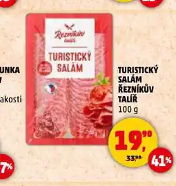 Penny Market Turistický salám nabídka