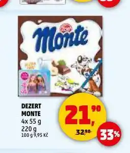 Penny Market Dezert monte nabídka