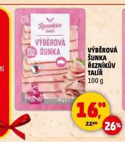 Penny Market Výběrová šunka nabídka