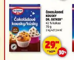 Penny Market Dr. oetker čokoládové kousky nabídka