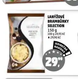 Penny Market Lanýžové brambůrky selection nabídka