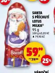 Penny Market Santa s příchutí lotus milka nabídka