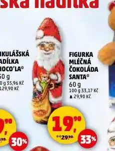 Penny Market Figurka mléčná čokoláda santa nabídka