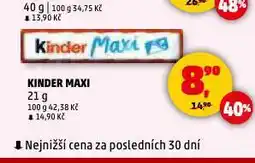 Penny Market Kinder maxi nabídka