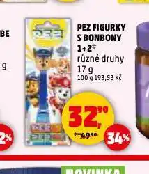 Penny Market Pez figurky s bonbony nabídka