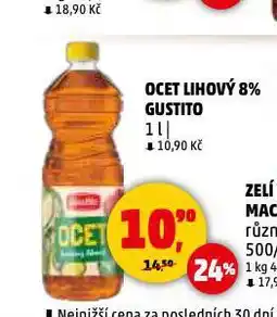 Penny Market Ocet lihový 8% gustito nabídka