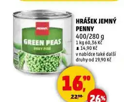 Penny Market Hrášek jemný nabídka