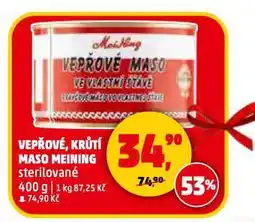 Penny Market Vepřové maso meining nabídka