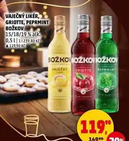 Penny Market Božkov vaječný likér nabídka