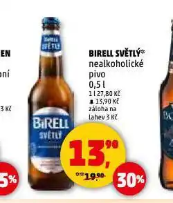 Penny Market Birell nealkoholické pivo nabídka