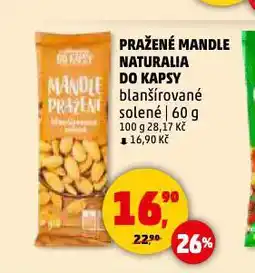 Penny Market Pražené mandle nabídka