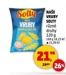 Penny Market Naše vruby solty nabídka