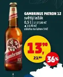 Penny Market Pivo gambrinus nabídka