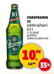Penny Market Pivo staropramen nabídka