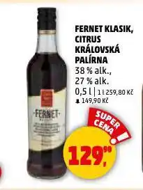 Penny Market Fernet klasik nabídka