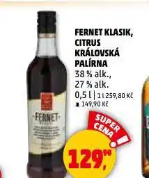 Penny Market Fernet citrus nabídka