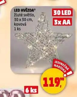 Penny Market Led hvězda nabídka