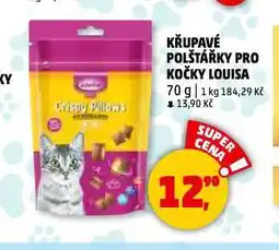 Penny Market Křupavé polštářky pro kočky louisa nabídka