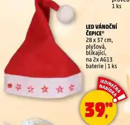 Penny Market Led vánoční čepice nabídka