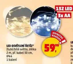 Penny Market Led osvětlení řetěz nabídka