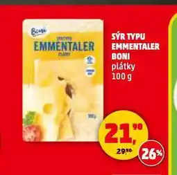 Penny Market Sýr typu emmentaler nabídka