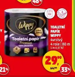 Penny Market Wippy toaletní papír nabídka