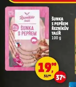Penny Market Šunka s pepřem nabídka