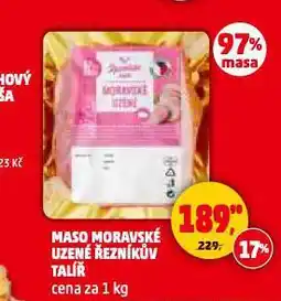 Penny Market Maso moravské uzené nabídka