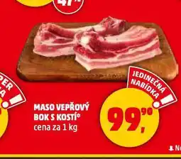 Penny Market Maso vepřový bok s kostí nabídka