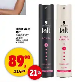 Penny Market Taft lak na vlasy nabídka