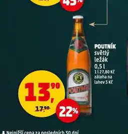 Penny Market Pivo poutník nabídka