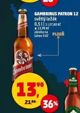 Penny Market Pivo gambrinus nabídka