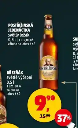 Penny Market Pivo postřižinská jedenáctka nabídka