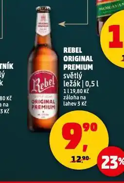 Penny Market Pivo rebel original premium nabídka