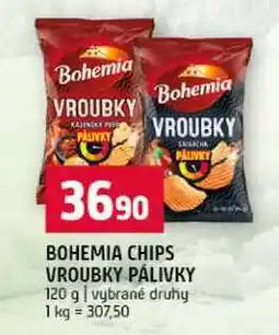 Terno BOHEMIA CHIPS VROUBKY PÁLIVKY 120 g nabídka