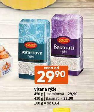 Terno Vitana rýže basmati nabídka