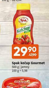 Terno Spak kečup gourmet nabídka