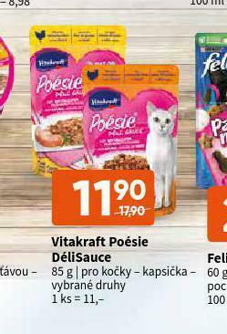 Terno Vitakraft poésie délisauce pro kočky nabídka