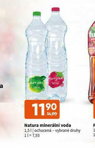 Terno Natura minerální voda nabídka