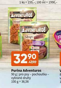 Terno Purina adventuros pochoutka pro psy nabídka