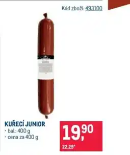 Makro Kuřecí junior nabídka