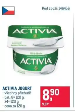 Makro Activia jogurt nabídka
