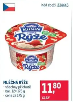 Makro KUNIN Mléčná rýže nabídka