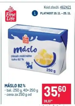 Makro Máslo 82% nabídka
