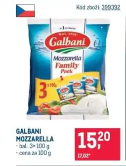 Makro Galbani Mozzarella nabídka