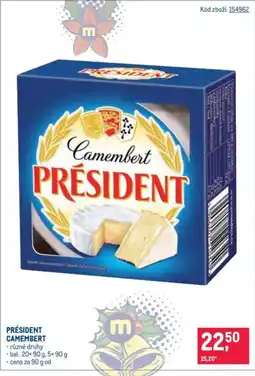 Makro Président Camembert nabídka